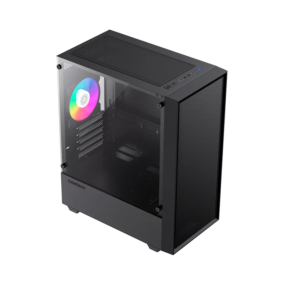 Gabinete Gamemax Storm Black mATX, Vidrio Lateral, 1 cooler 5