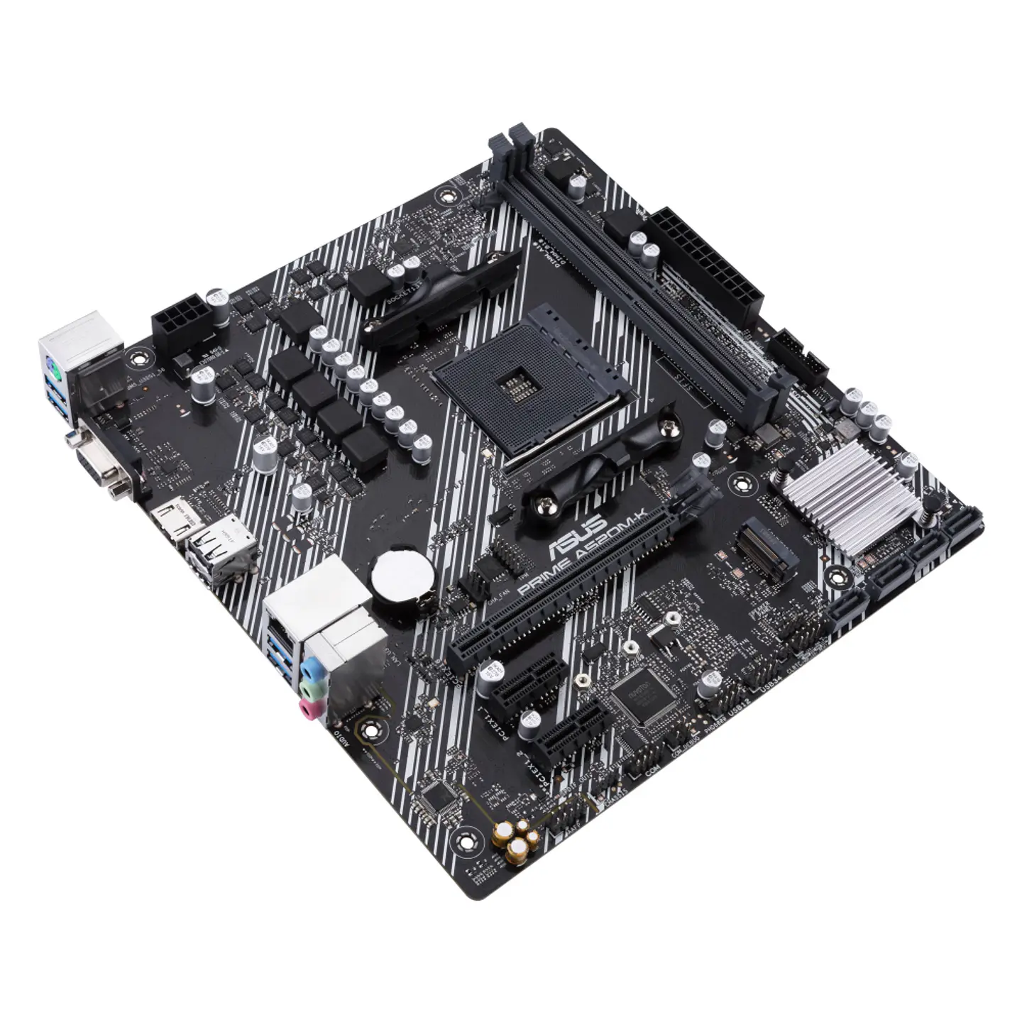 Placa Madre ASUS PRIME A520M-K (AM4, 2133/4600MHz, M.2, MicroATX) 3