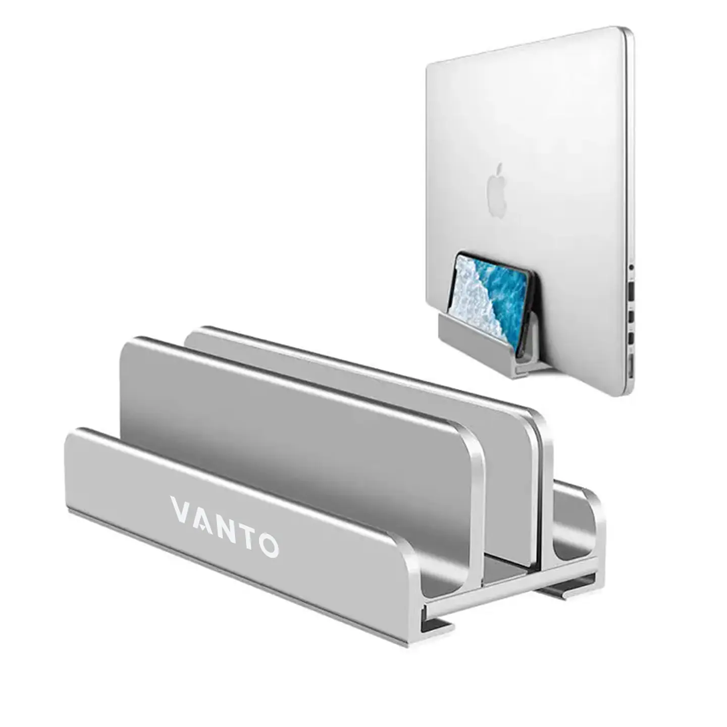 Soporte Base Vertical Acero Para Mac Macbook Notebook Vanto 1