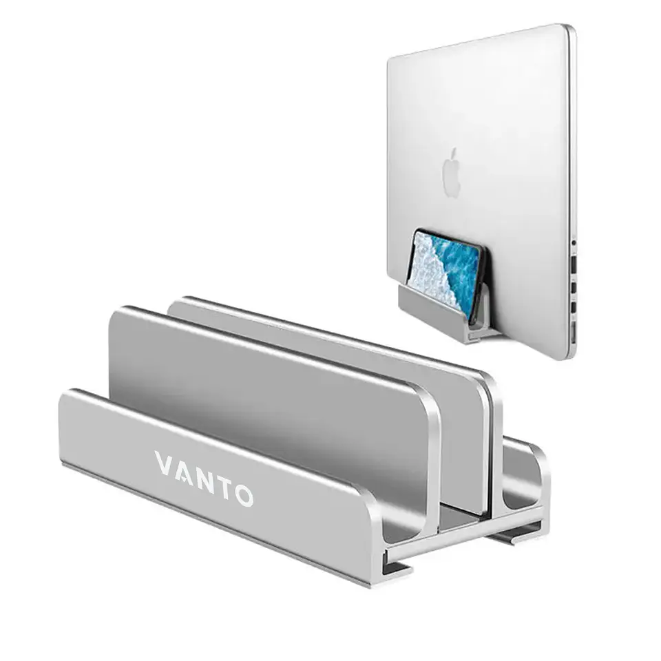 Soporte Base Vertical Acero Para Mac Macbook Notebook Vanto 1