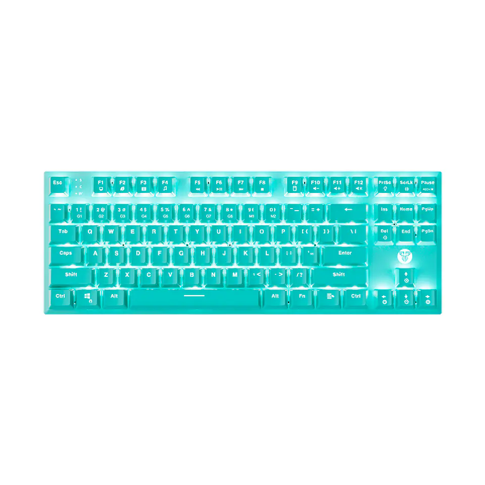 Teclado Mecánico Fantech MAXFIT87 MK856 Mint Ed, Red Switch 1