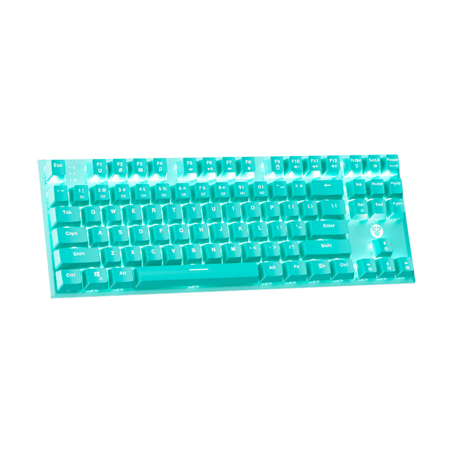 Teclado Mecánico Fantech MAXFIT87 MK856 Mint Ed, Red Switch 2