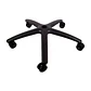 Kit Base Estrella Metálica Para Silla Oficina Gamer 5 Set Ruedas - Miniatura 2