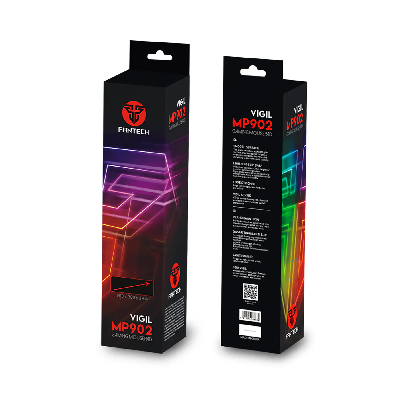 Mouse Pad XL Fantech MP902 Vigil Gaming, 90x30cm espesor 3mm 6