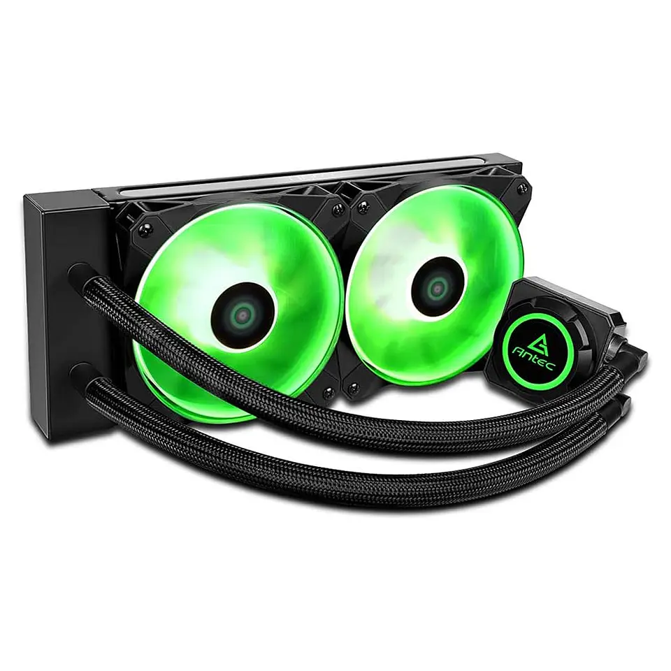 Refrigeración Líquida Antec Kühler H2O K240 RGB - Intel/AMD, PWM, 120mm x2, PTFE 10