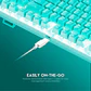 Teclado Mecánico Fantech MAXFIT87 MK856 Mint Ed, Red Switch - Miniatura 7