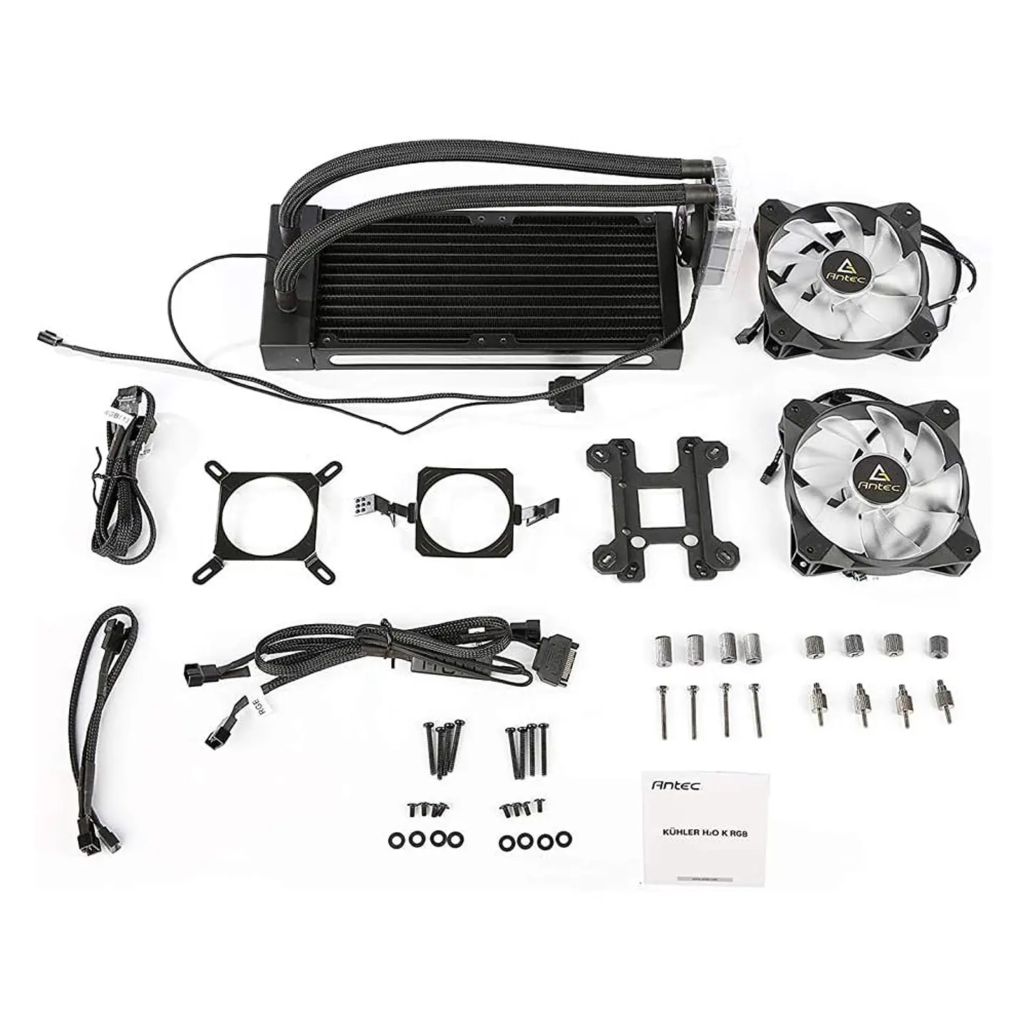 Refrigeración Líquida Antec Kühler H2O K240 RGB - Intel/AMD, PWM, 120mm x2, PTFE 11