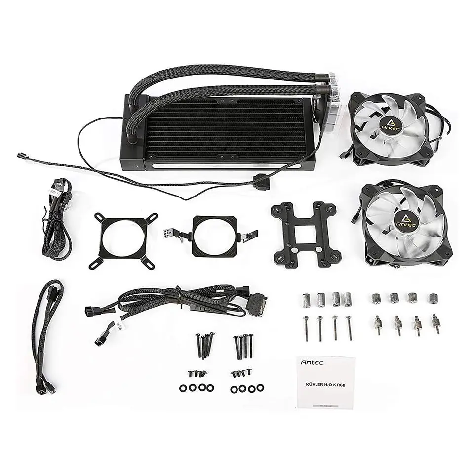 Refrigeración Líquida Antec Kühler H2O K240 RGB - Intel/AMD, PWM, 120mm x2, PTFE 11