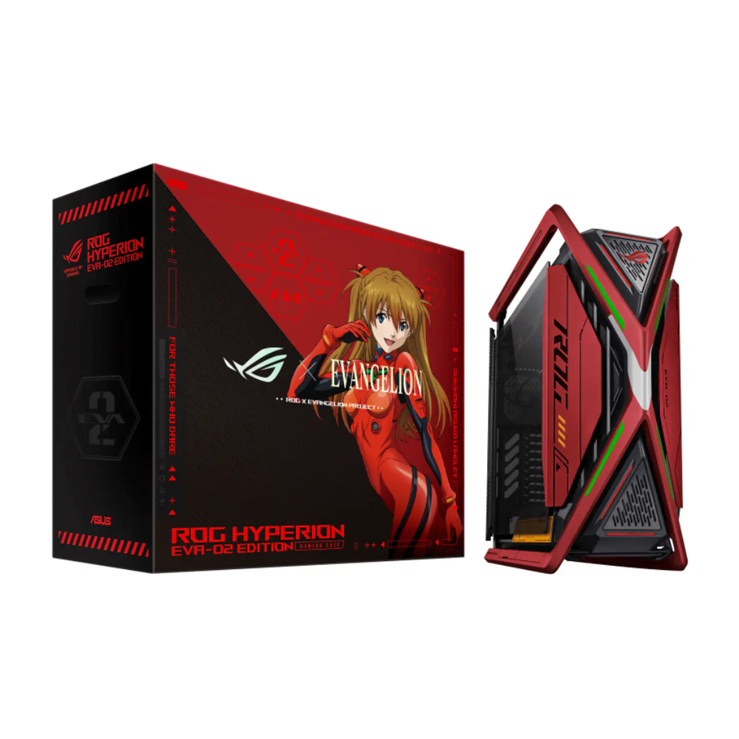 Gabinete Gamer ASUS ROG Hyperion GR701 EVA-02 EATX Full Tower 9