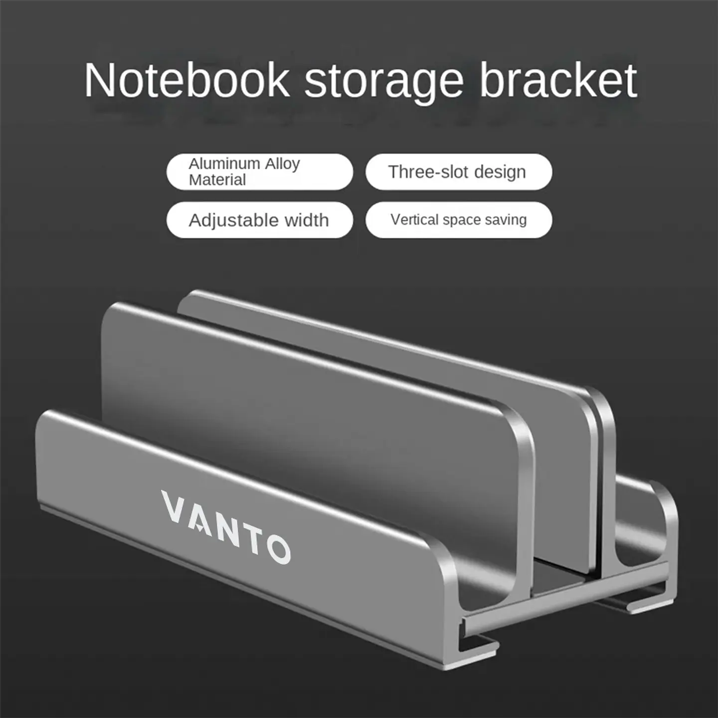 Soporte Base Vertical Acero Para Mac Macbook Notebook Vanto 2