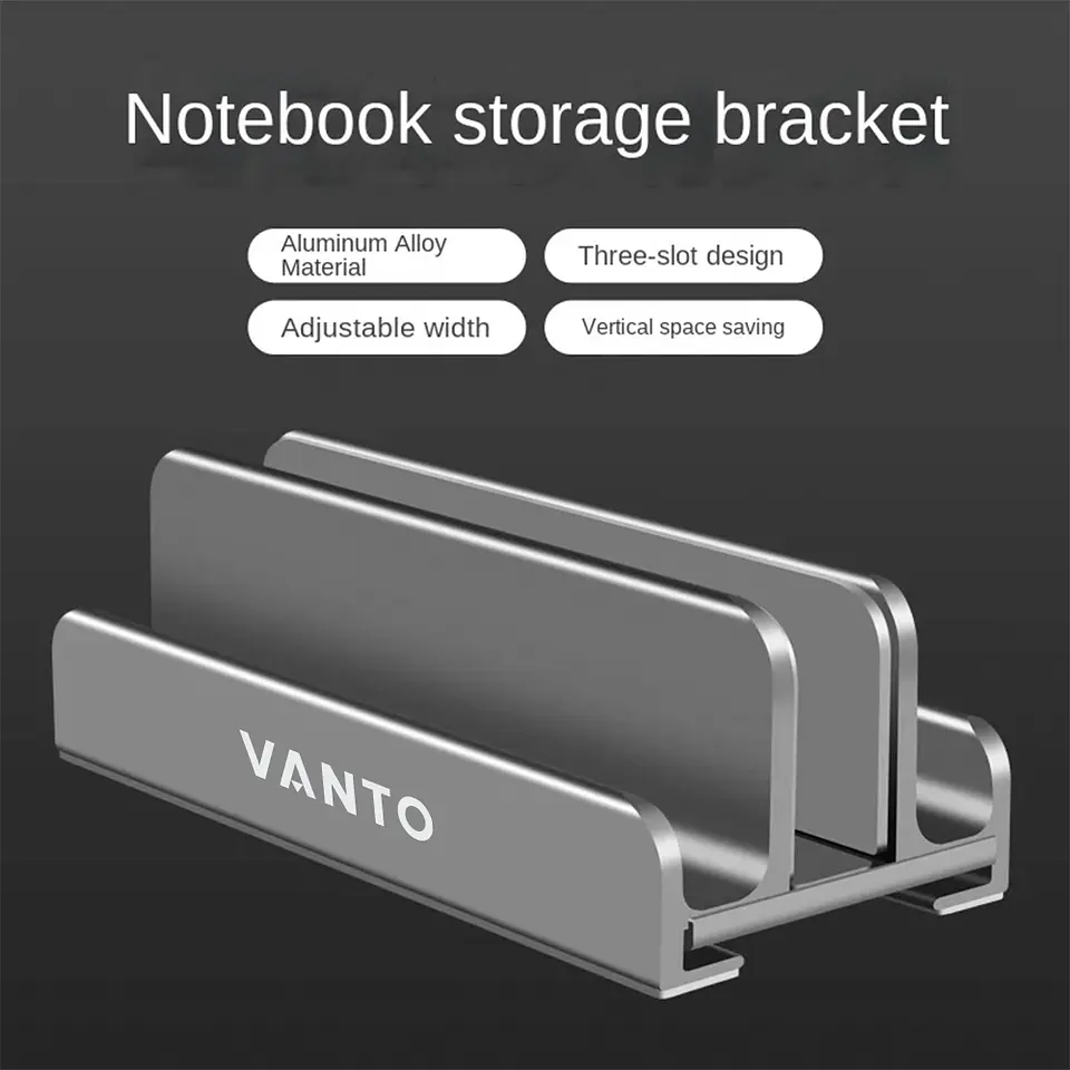 Soporte Base Vertical Acero Para Mac Macbook Notebook Vanto 2