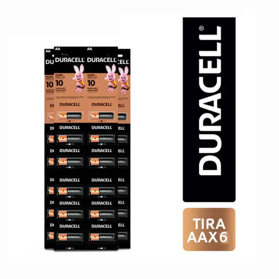 Tira de pilas Duracell AA – 6 unidades 1
