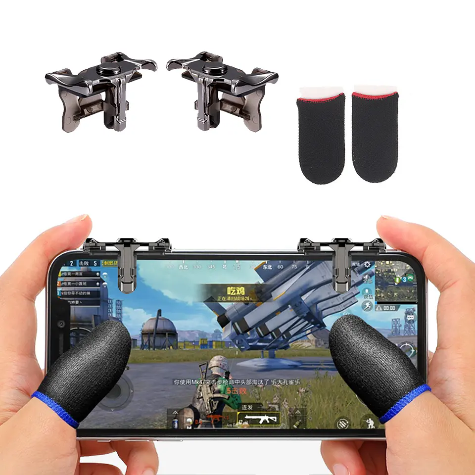 Gatillos Joystick Gamer, Call Of Duty, Pubg, Free Fire + Dedales 1