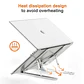 Soporte Plegable Base Notebook Macbook Pro Air, Aluminio X12 - Miniatura 3
