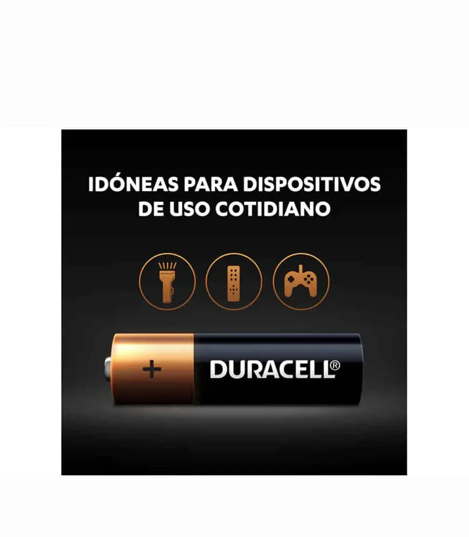 Tira de pilas Duracell AA – 6 unidades 5