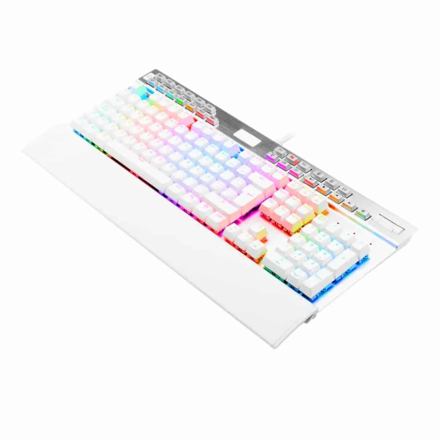 Teclado Redragon gamer mecánico Yama White K550W-SP 3