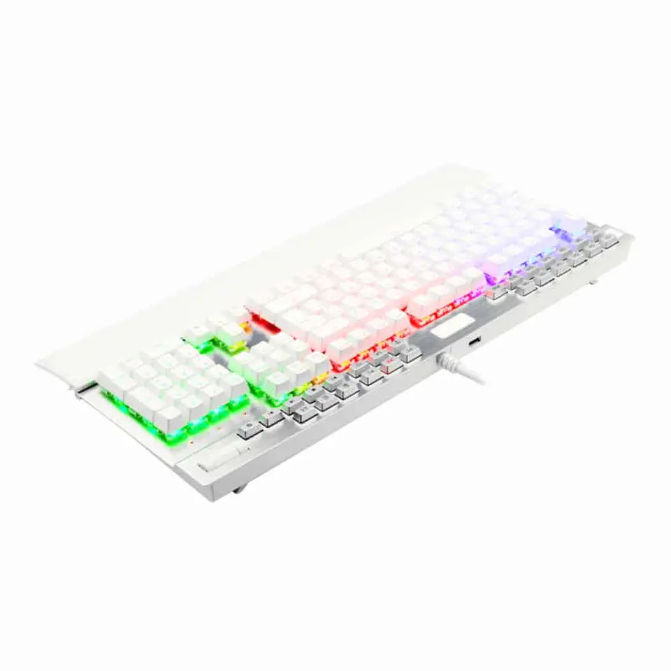 Teclado Redragon gamer mecánico Yama White K550W-SP 4