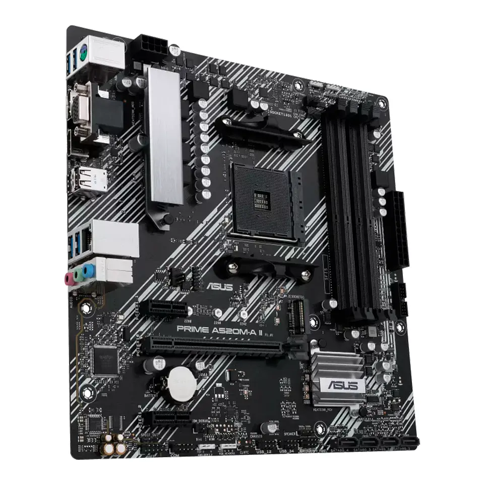 Placa Madre Asus Prime A520M-A II/CSM (AM4, DDR4 2133/4800MHz, M.2, microATX) 4