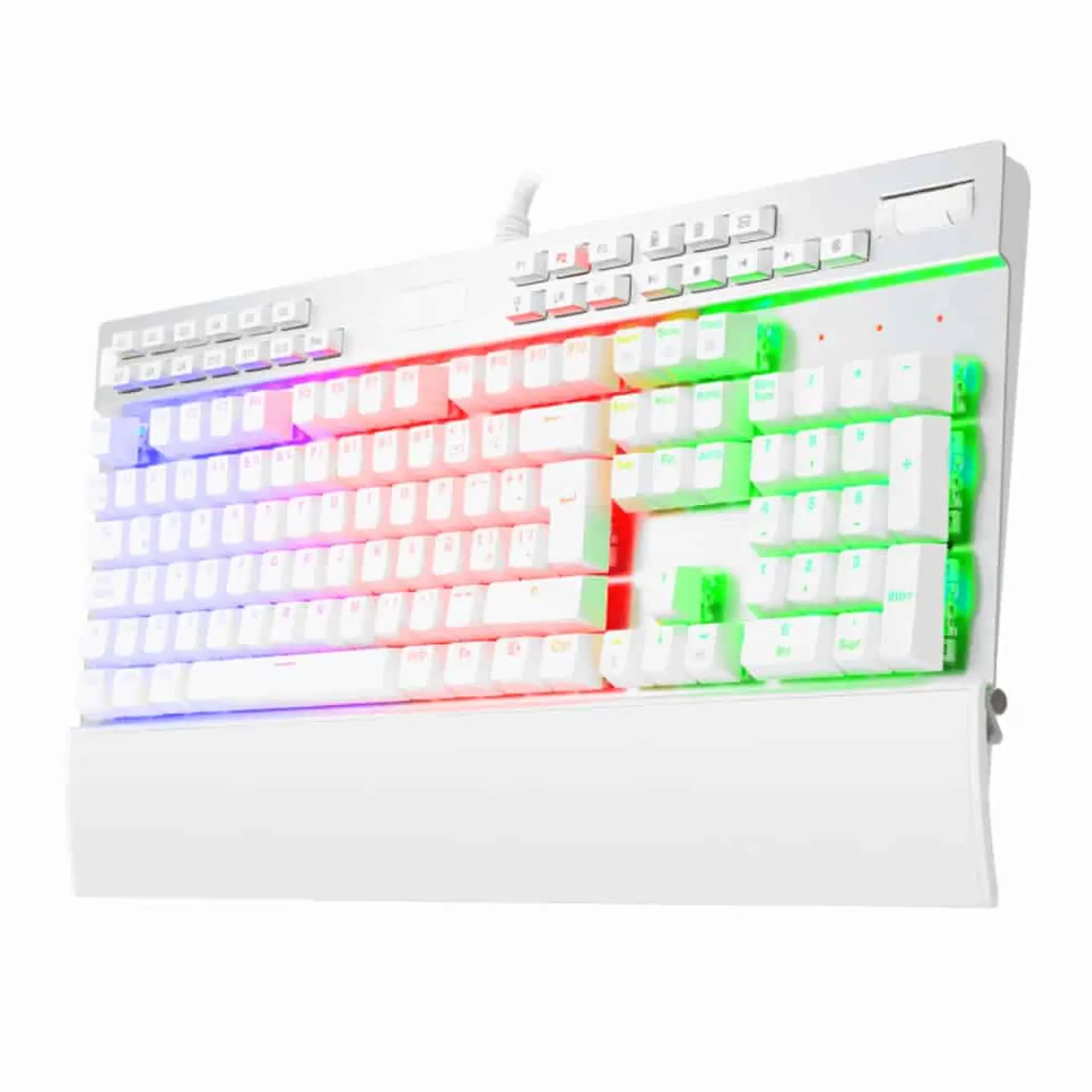 Teclado Redragon gamer mecánico Yama White K550W-SP 5