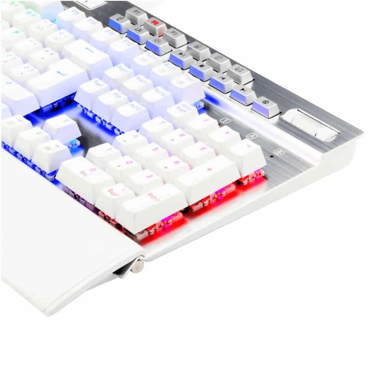 Teclado Redragon gamer mecánico Yama White K550W-SP 8