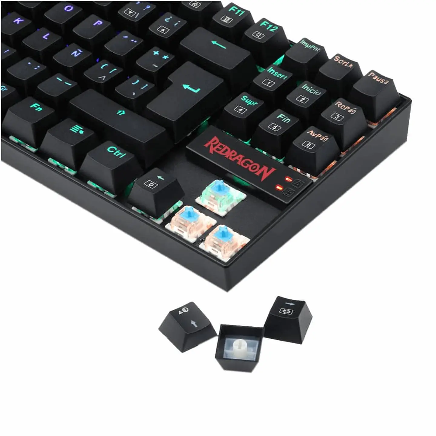 Combo Redragon 2 en 1: Teclado mecánico Kumara + Mouse K552RGB-BA-SP 3
