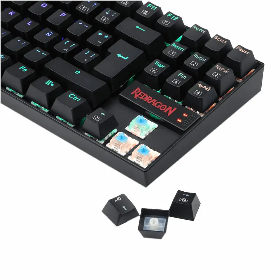 Combo Redragon 2 en 1: Teclado mecánico Kumara + Mouse K552RGB-BA-SP 3