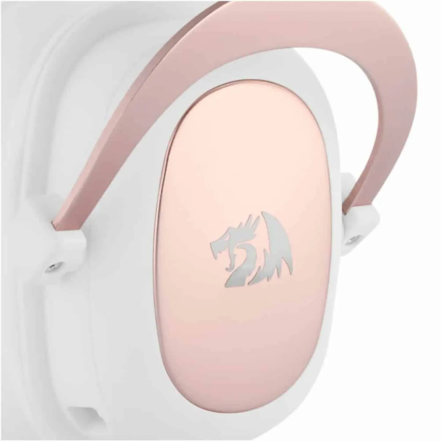 Audífono Redragon gamer Zeus H510W - Blanco/Rosa 5