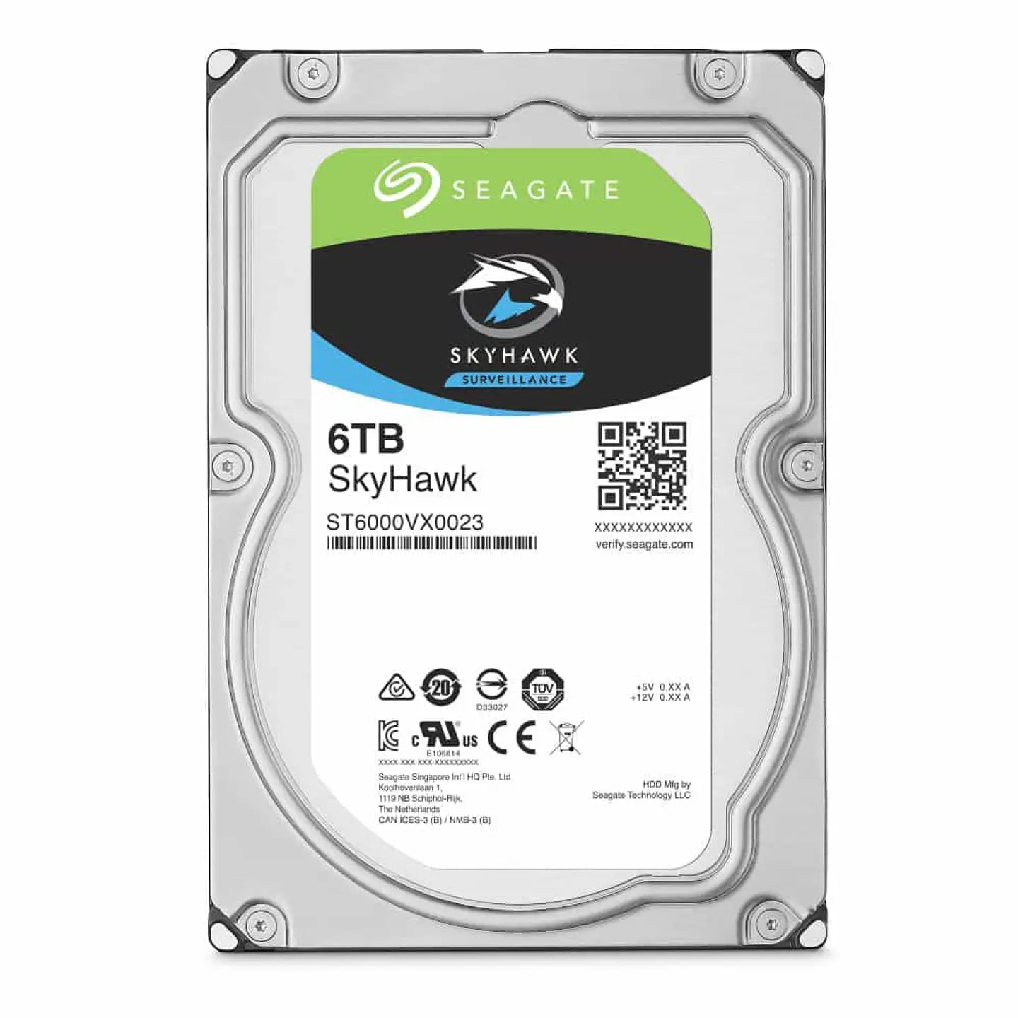 Disco duro interno Seagate Skyhawk 6TB, 3.5