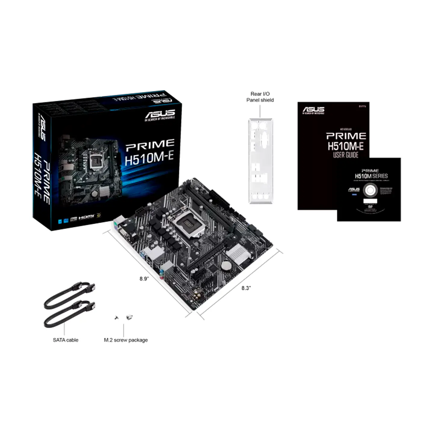 Placa Madre ASUS PRIME H510M-E (LGA1200, DDR4 2133/3200MHz, M.2, MicroATX) 6