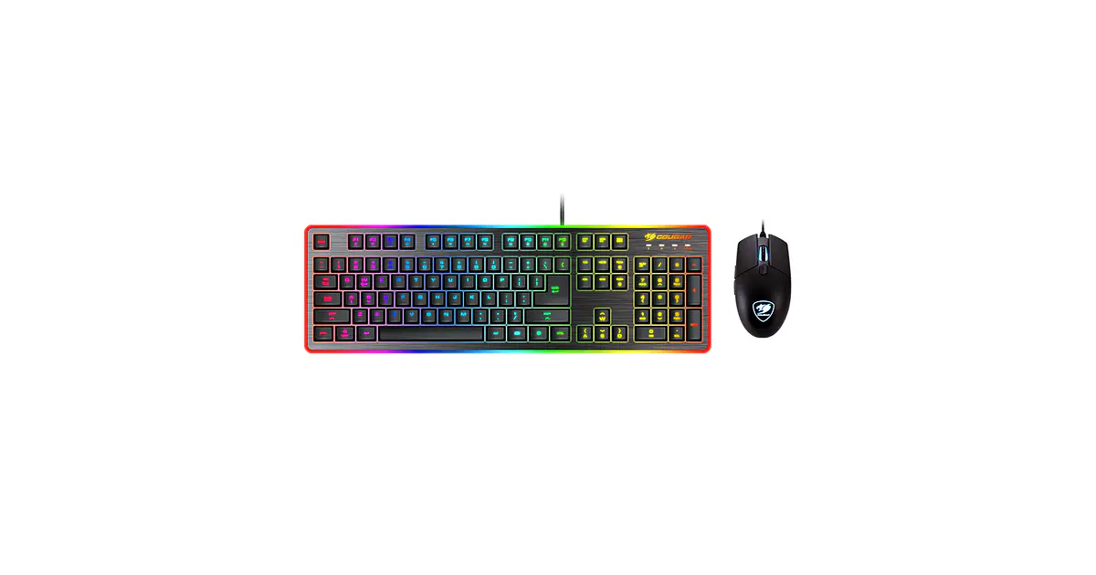 Kit Gamer Cougar Deathfire Ex Teclado Mouse Rgb
