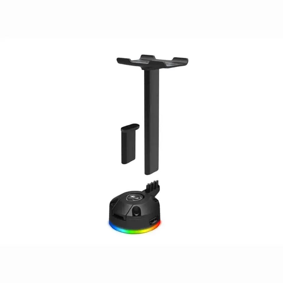 Soporte Cougar Base para Audífonos con 2 puertos USB - Bunker S RGB 2