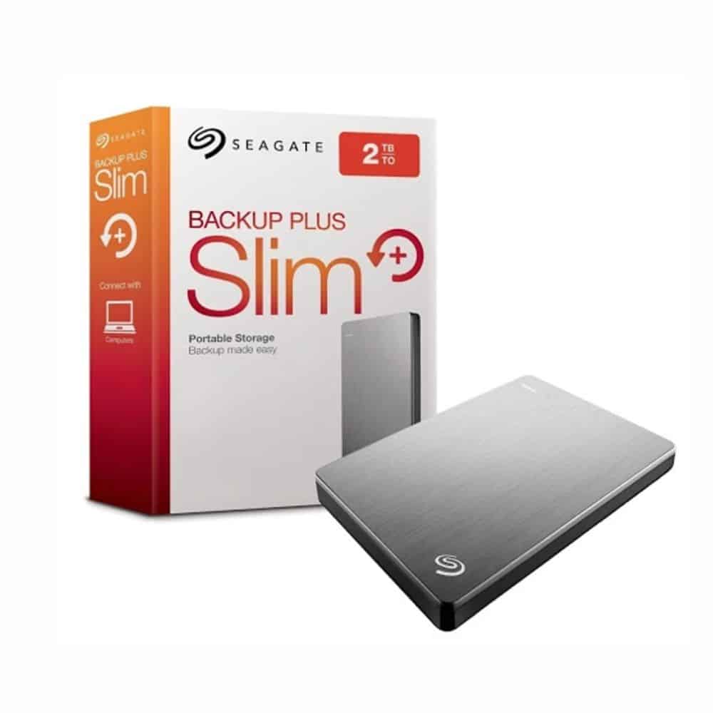 Disco duro externo Seagate Back Up Plus 2TB Silver