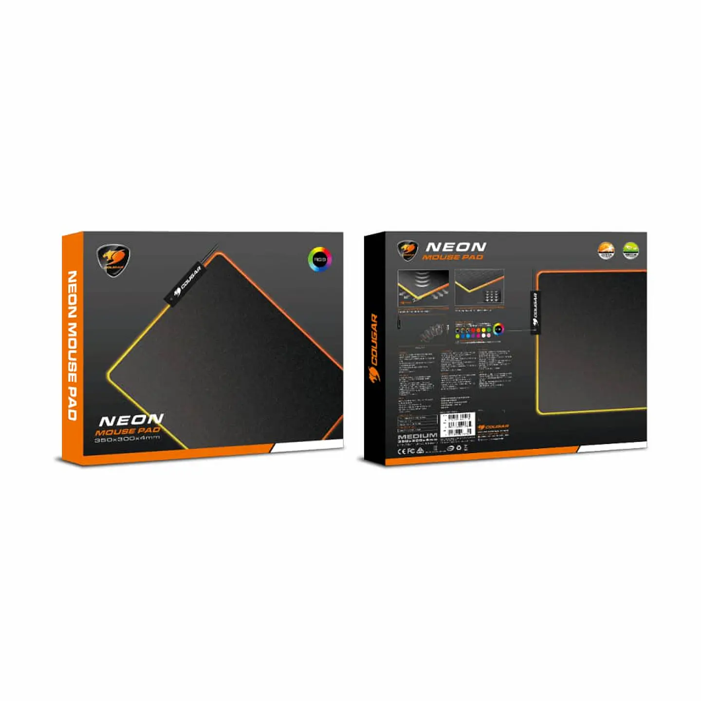 Pad Mouse Cougar Neon con iluminación RGB 5