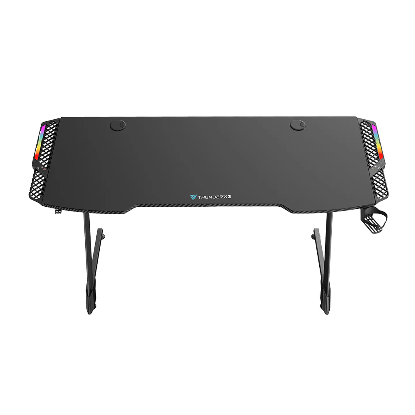 Escritorio Gamer Con Led Rgb Thunder 158 x 60cm 2