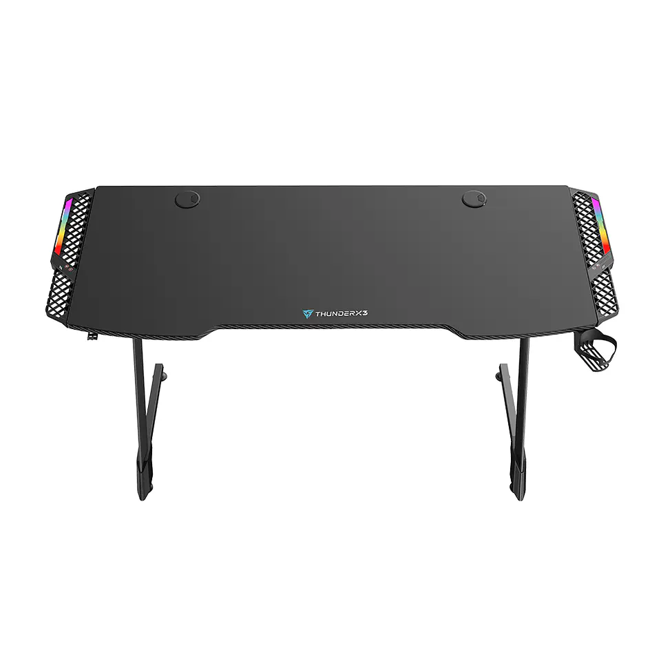 Escritorio Gamer Con Led Rgb Thunder 158 x 60cm 2