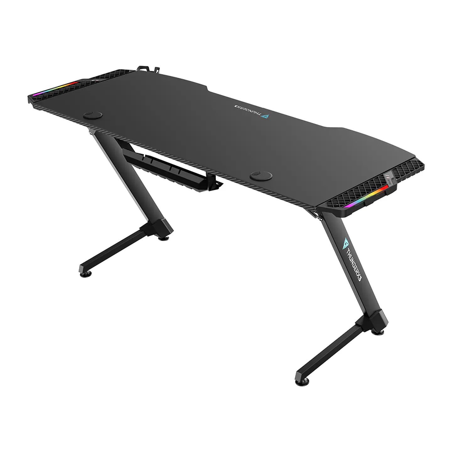 Escritorio Gamer Con Led Rgb Thunder 158 x 60cm 3