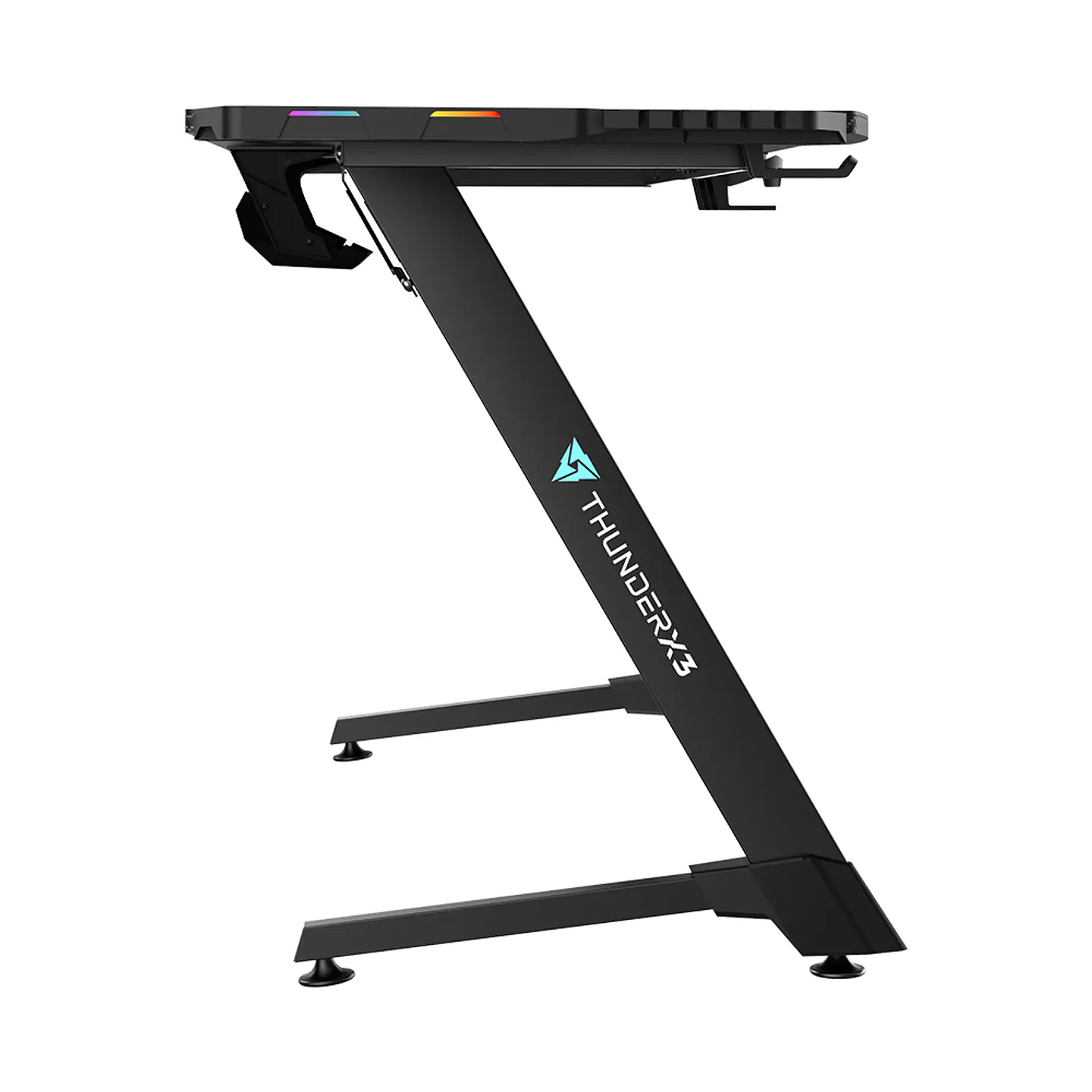 Escritorio Gamer Con Led Rgb Thunder 158 x 60cm 5