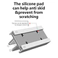 Soporte Base Vertical Acero Para Mac Macbook Notebook Vanto - Miniatura 5