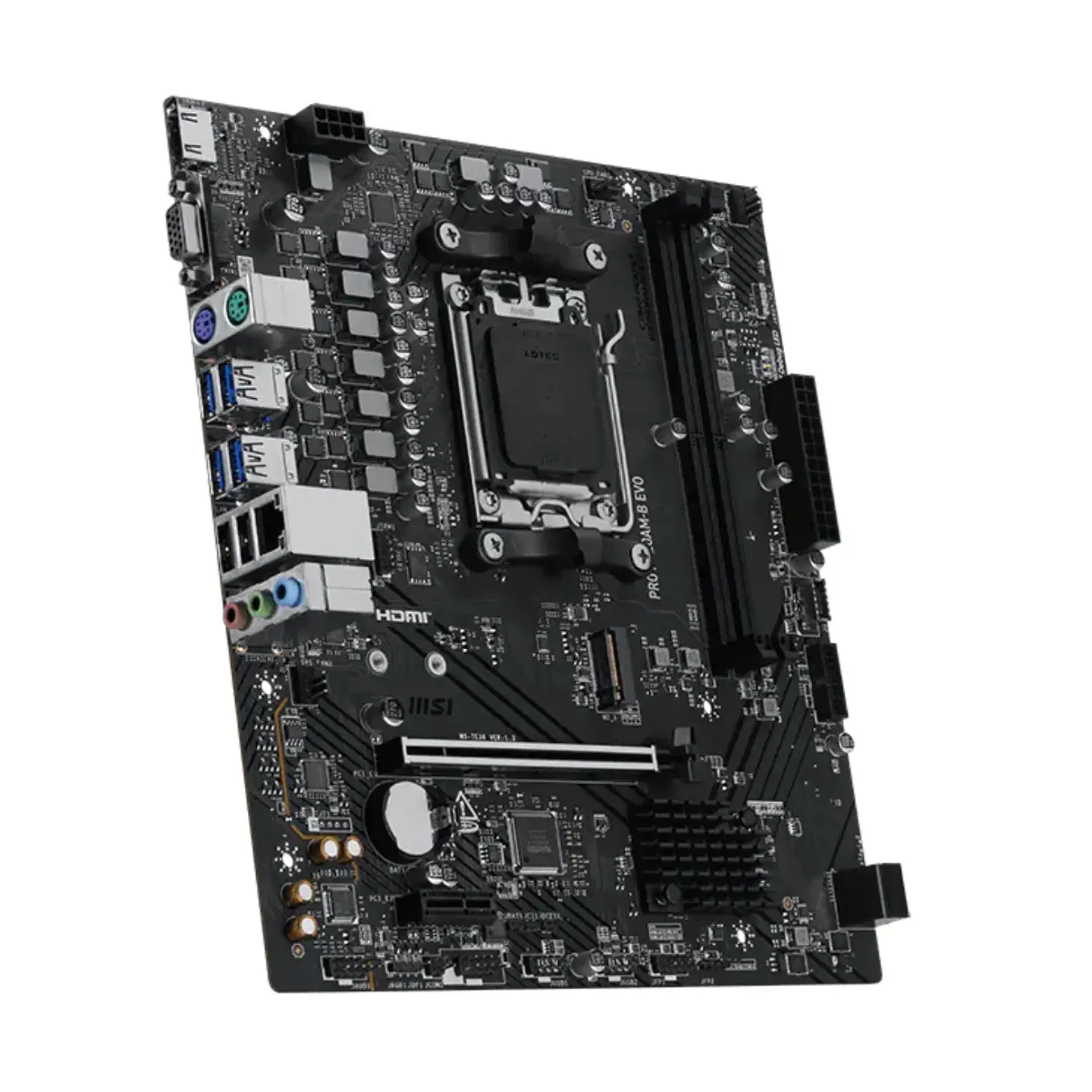 Placa Madre MSI PRO A620AM-B EVO AM5 DDR5, M.2, mATX 3