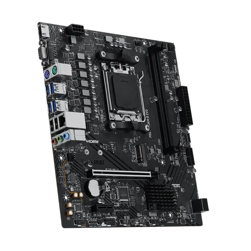 Placa Madre MSI PRO A620AM-B EVO AM5 DDR5, M.2, mATX 3