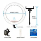 Aro Luz Led Fotografía Profesional 56 cm incluye trípode, control y soporte para celulares - Miniatura 3