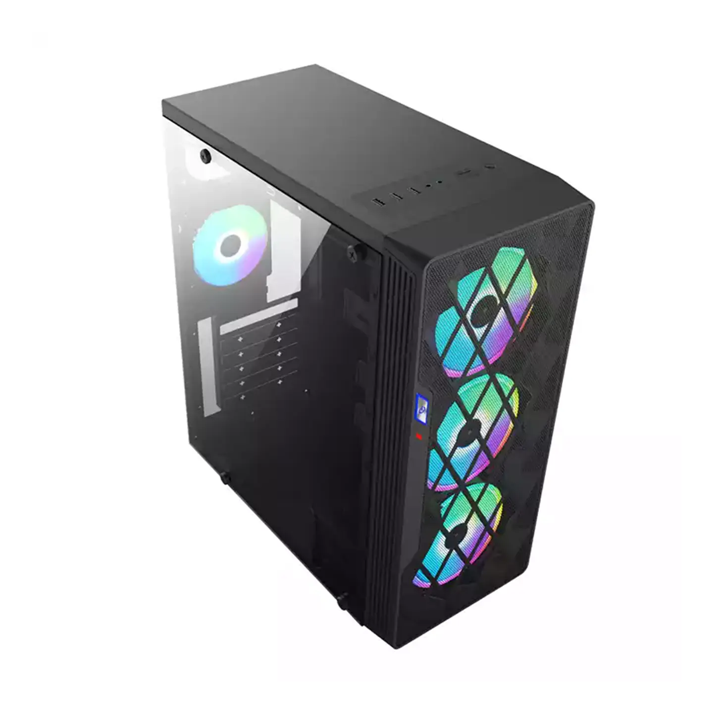 Gabinete Gamer ATX, Diamond Design RGB - Sin Cooler 2
