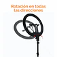 Aro Luz Led Fotografía Profesional 56 cm incluye trípode, control y soporte para celulares - Miniatura 4