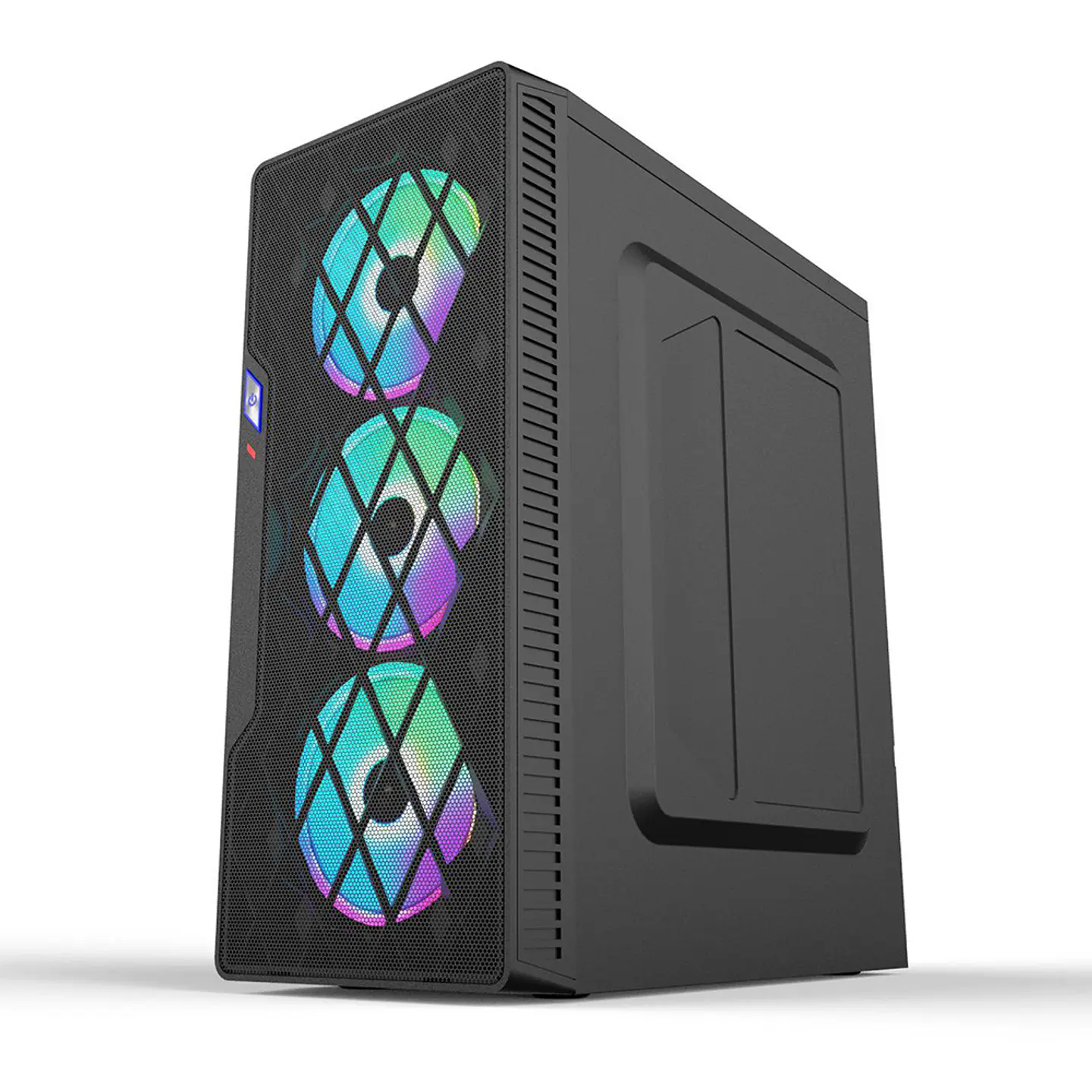 Gabinete Gamer ATX, Diamond Design RGB - Sin Cooler 3