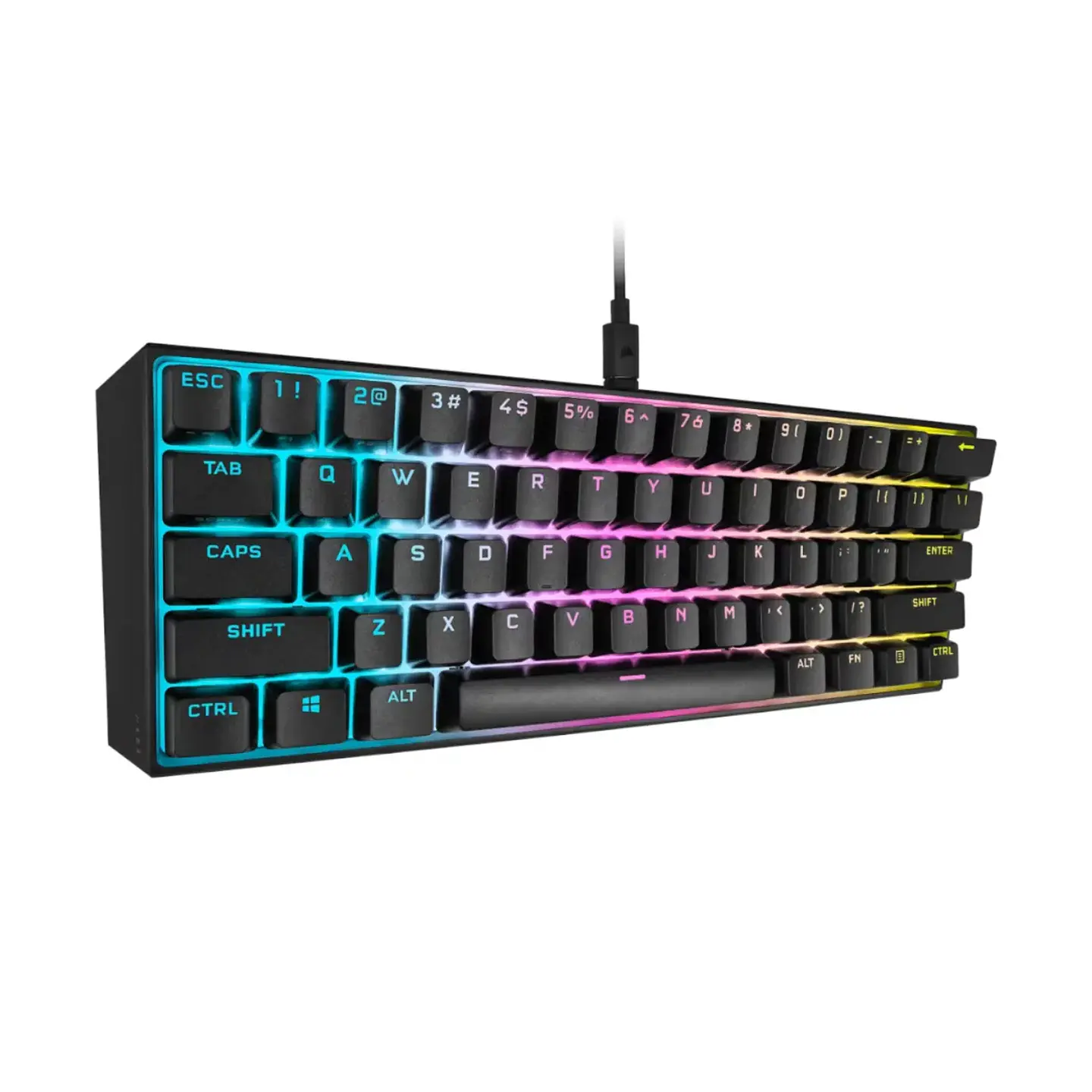 Teclado Gamer Crosair K65 Mini Cherry Mix Speed 60% RGB Negro 2