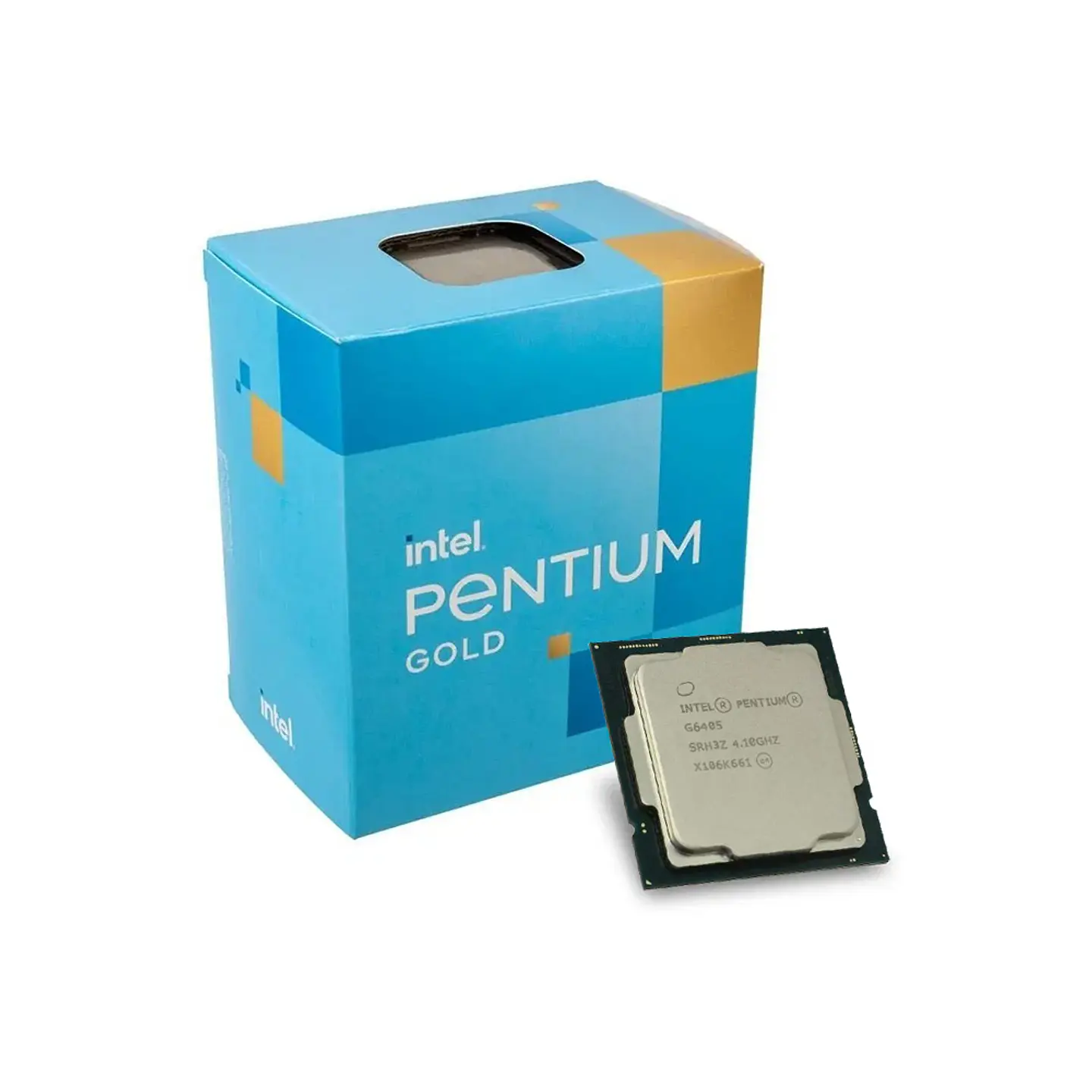 Procesador Intel Pentium Dual Core G6405 (LGA1200, 2 Cores, 4 Hilos, 4.1 GHz) 1