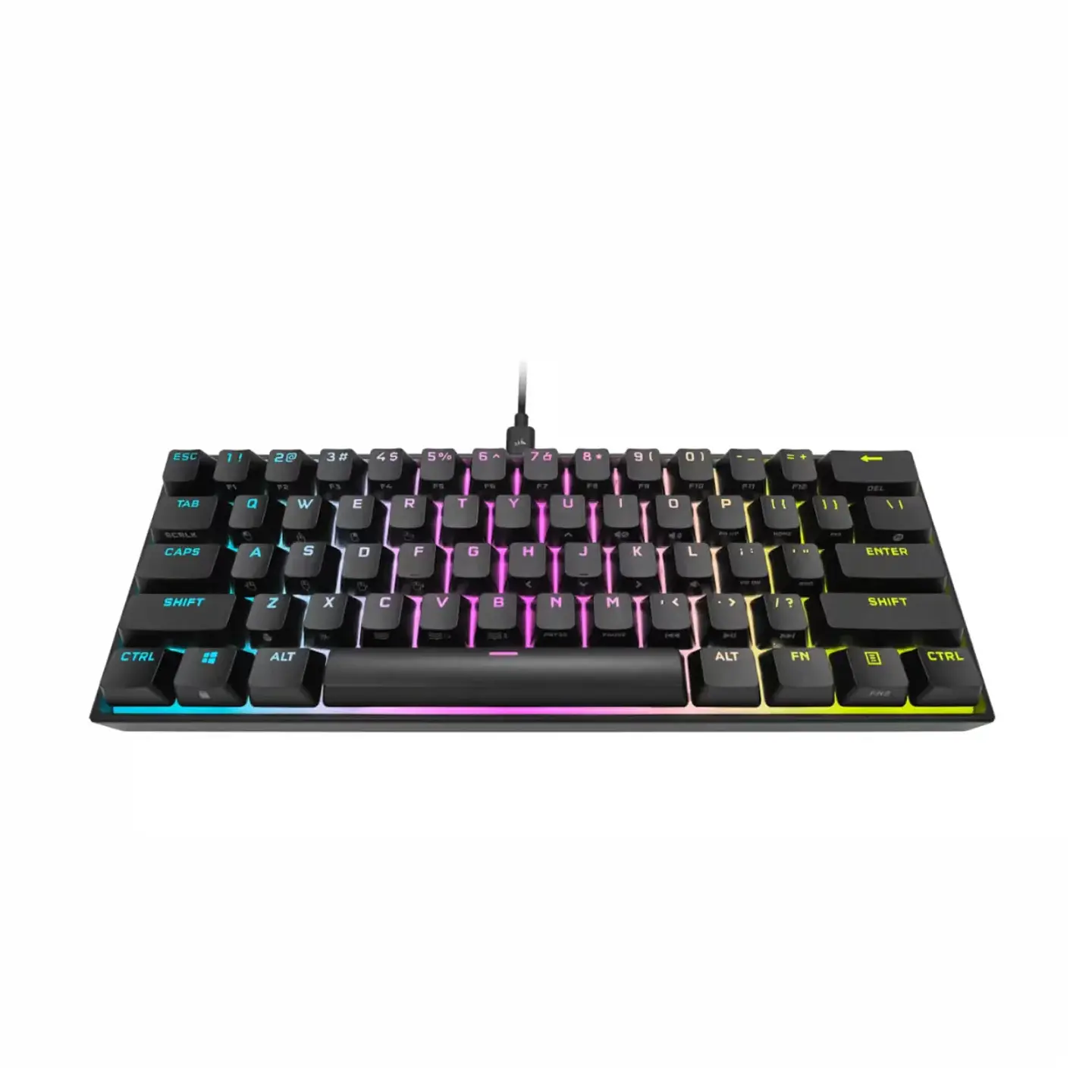 Teclado Gamer Crosair K65 Mini Cherry Mix Speed 60% RGB Negro 3