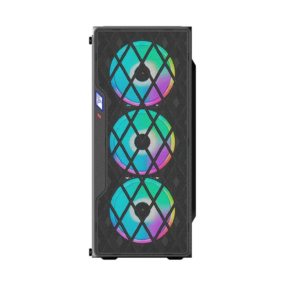 Gabinete Gamer ATX, Diamond Design RGB - Sin Cooler 4