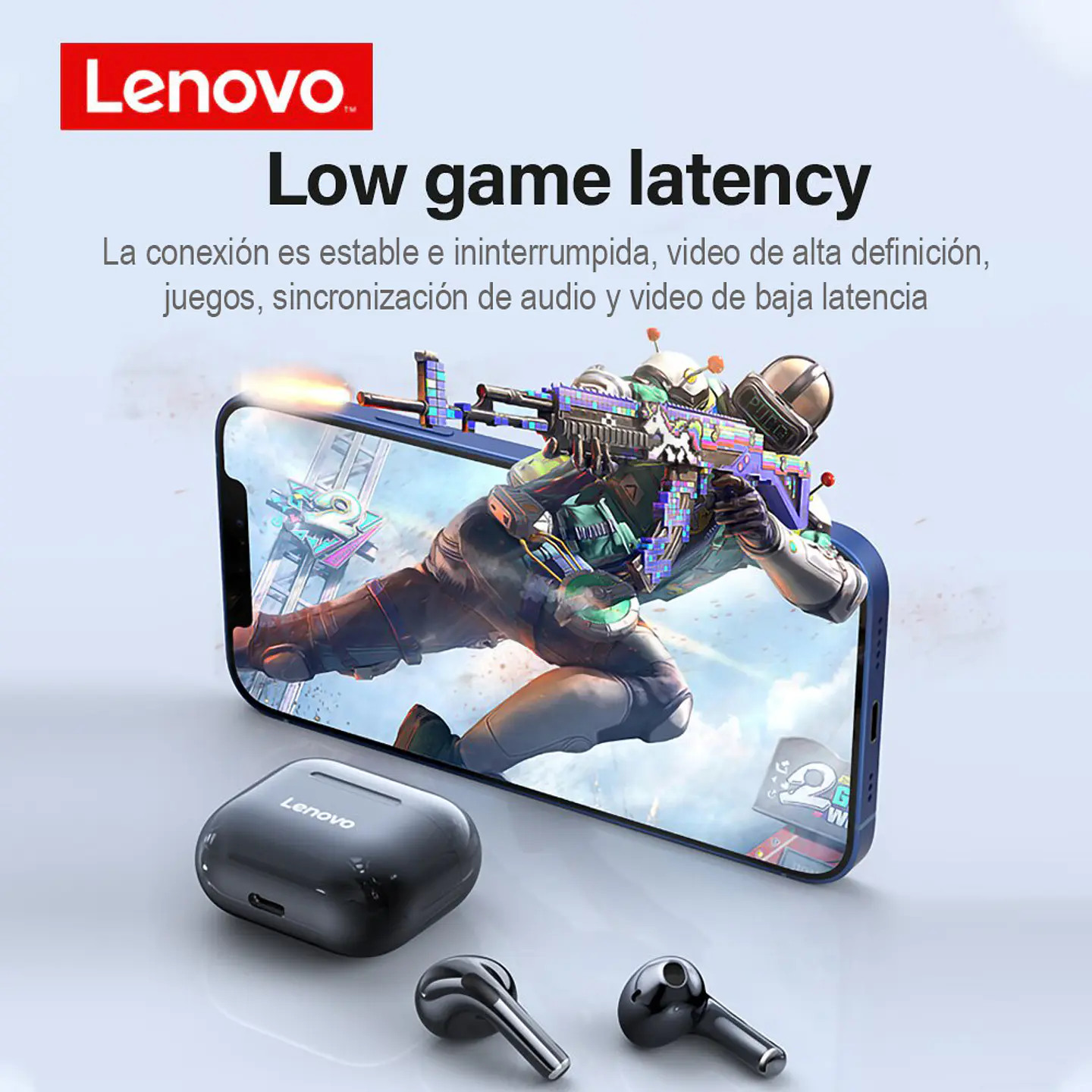 Audífonos In-Ear Inalámbricos Lenovo LivePods LP40 5