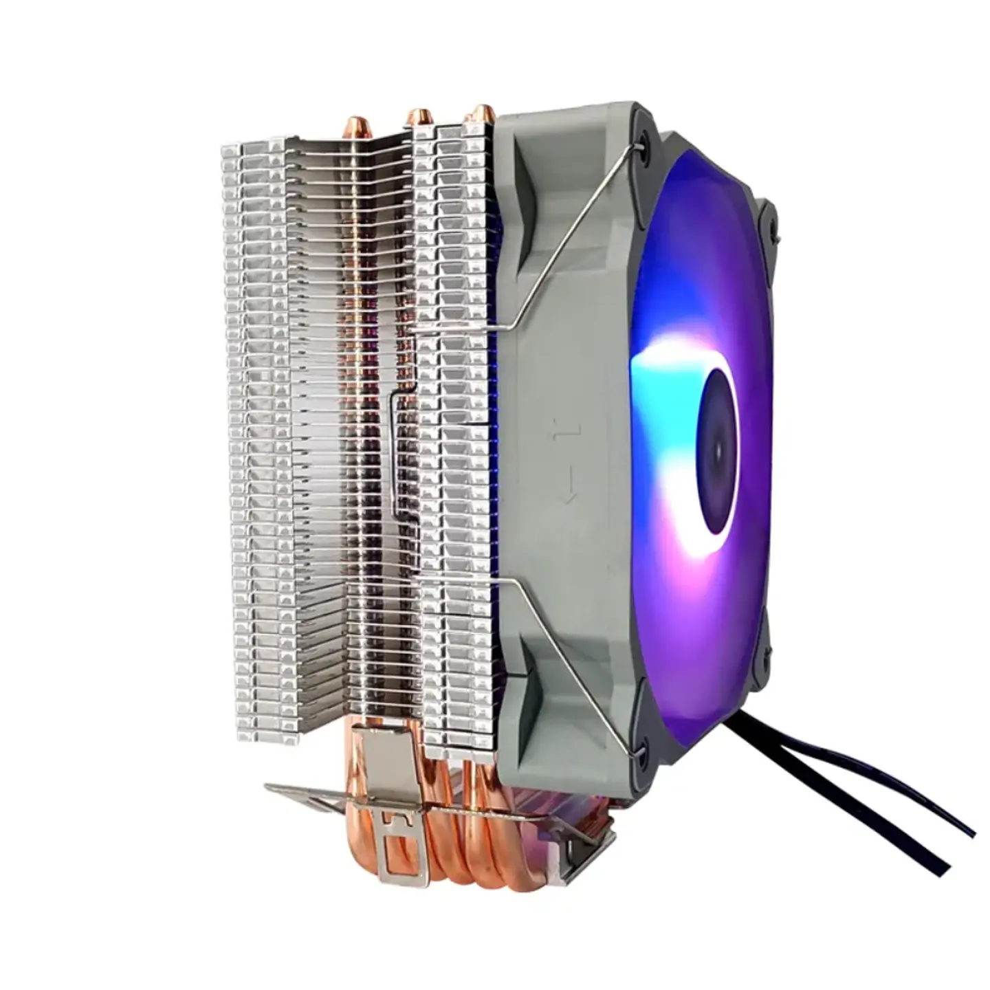 Disipador para CPU con Base 6 tubos de Cobre, RGB, Intel/AMD 1
